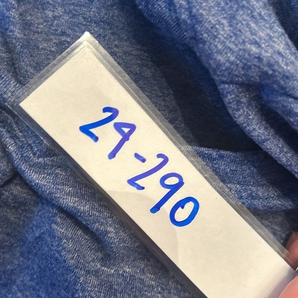 Blue ADIDAS short Sleeve V Neck - Picture 4 of 4